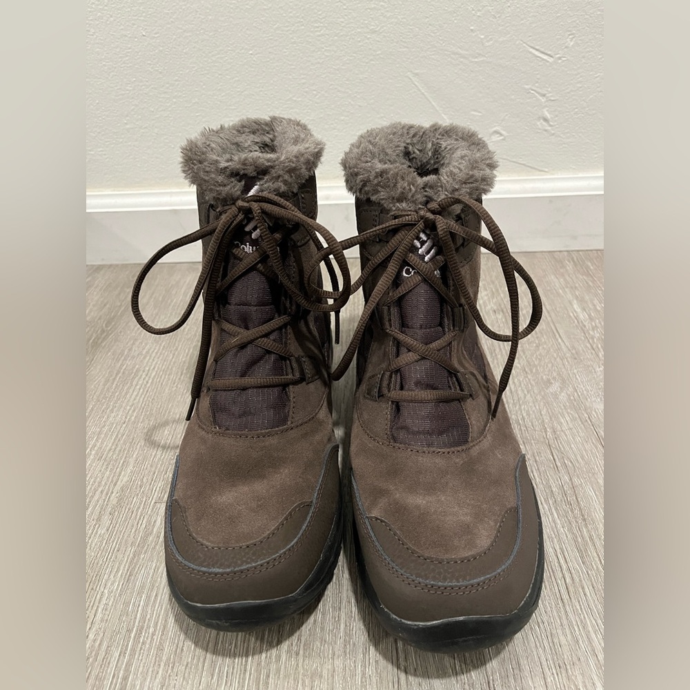 Columbia Ice Maiden Brown Winter Boots - Picture 3 of 5